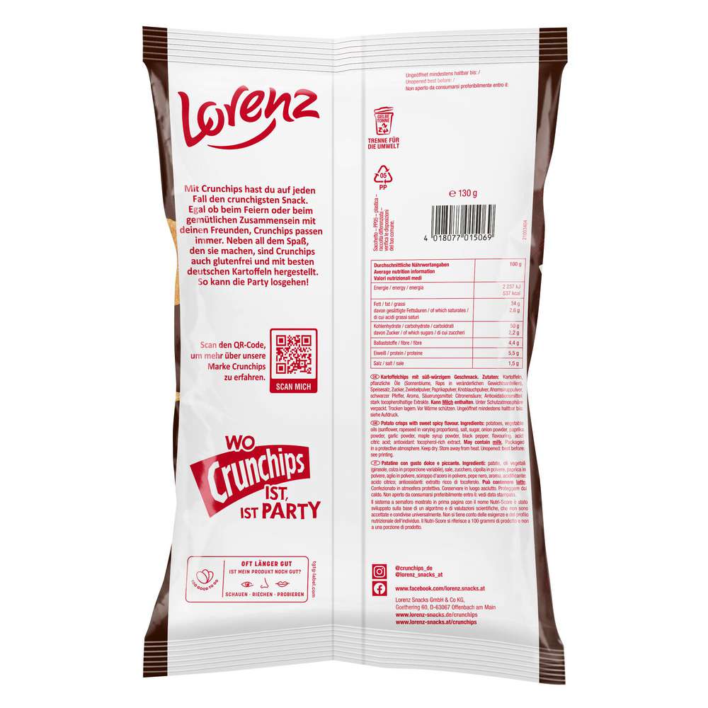 Produktabbildung Lorenz Crunchips Fan Edition, Maple Syrup