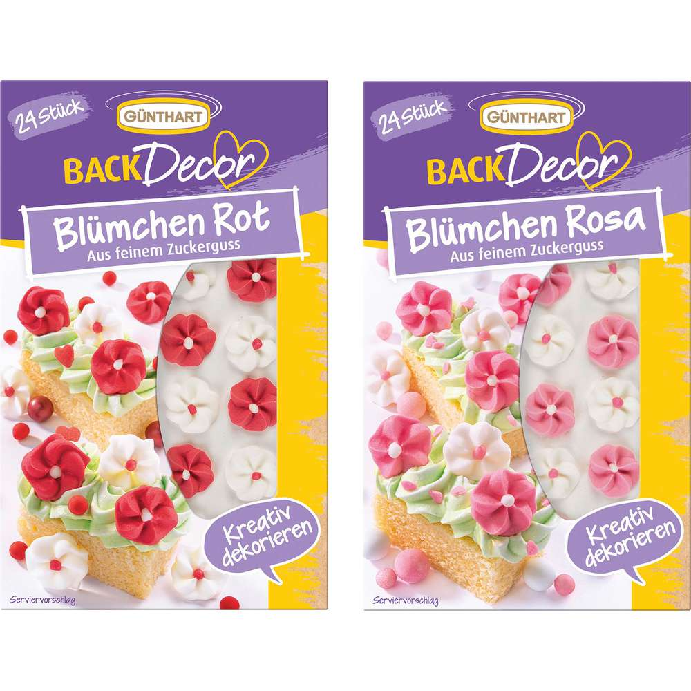 Produktabbildung Günthart Kuchen Deko, Blümchen