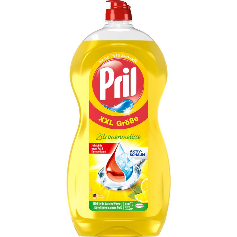Produktabbildung Pril Geschirrspülmittel XXL, Zitronenmelisse