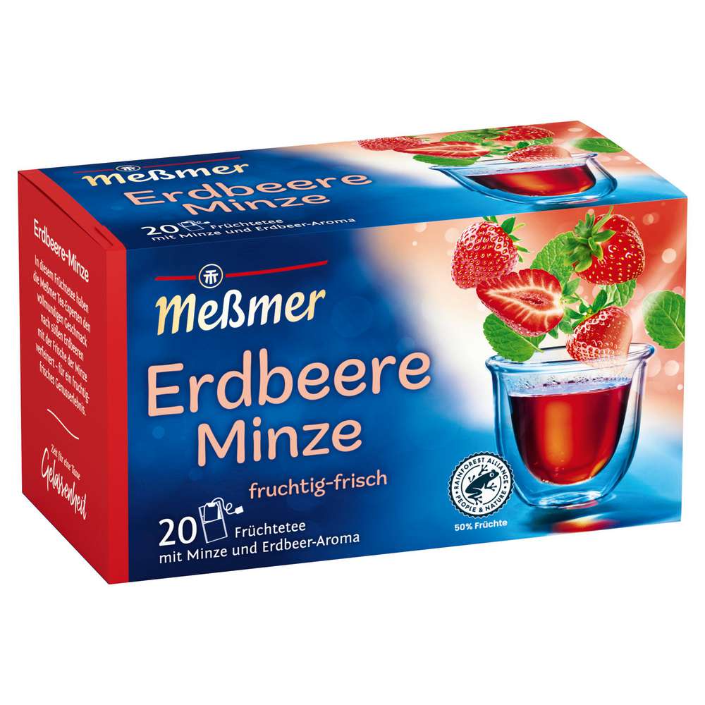 Produktabbildung Messmer Früchtetee, Erdbeere-Minze