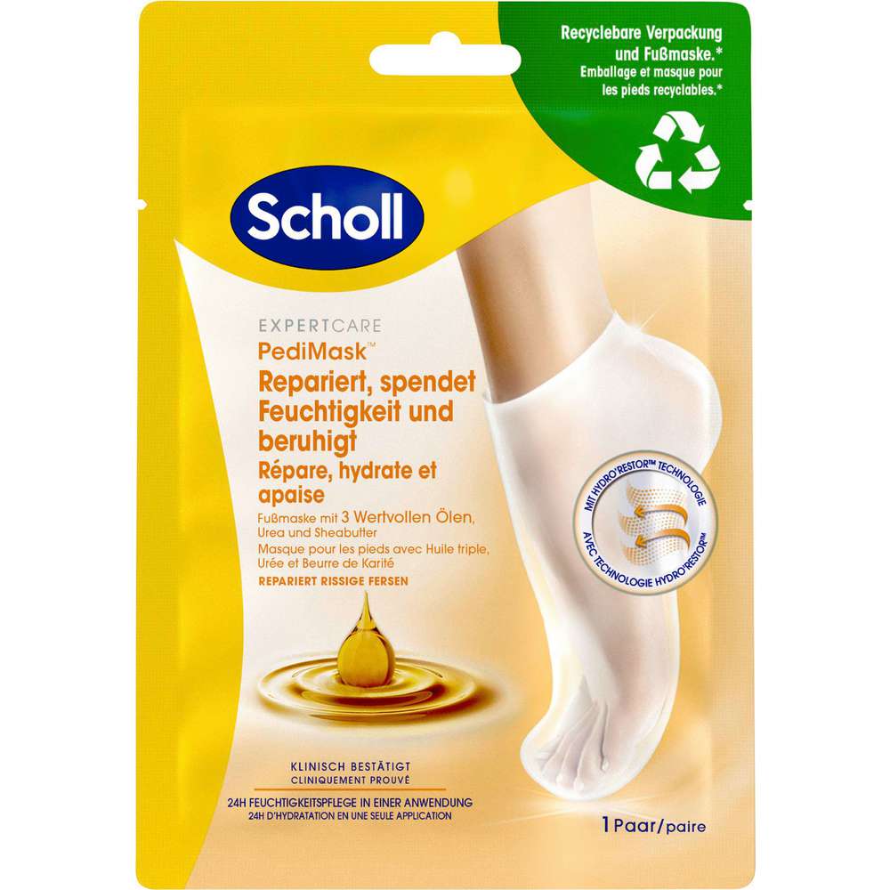 Produktabbildung Scholl Fußmaske in Socken, mit 3-fach Öl