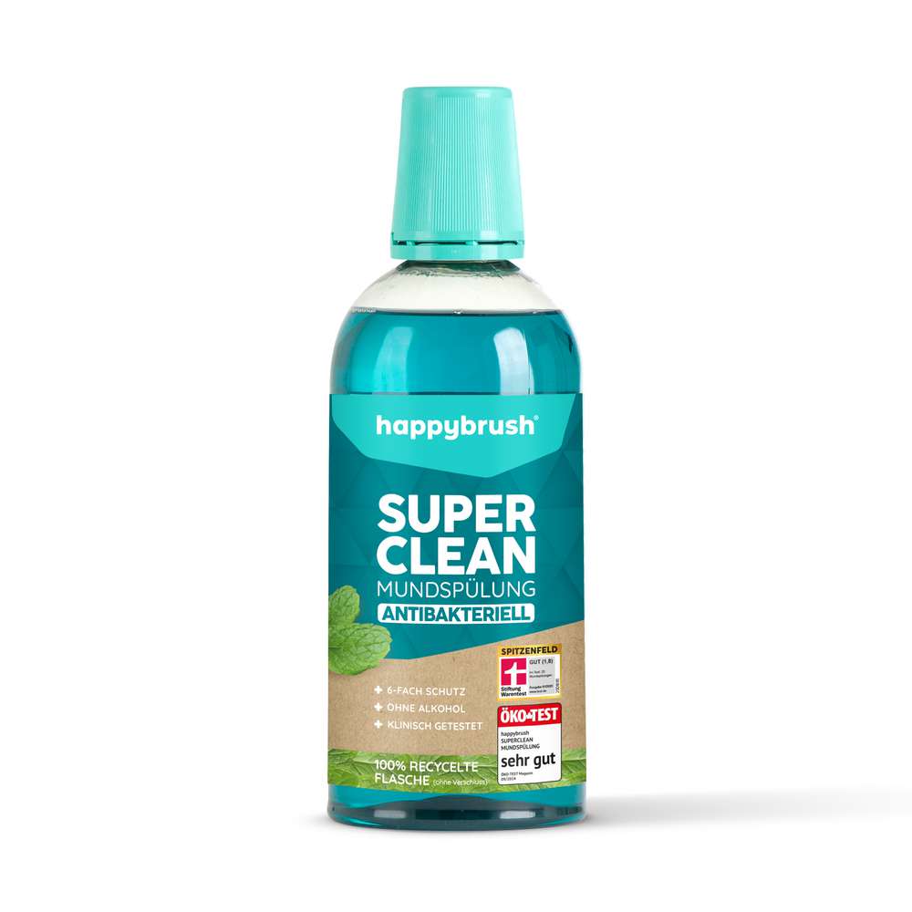 Produktabbildung happybrush Mundspülung, Super Clean