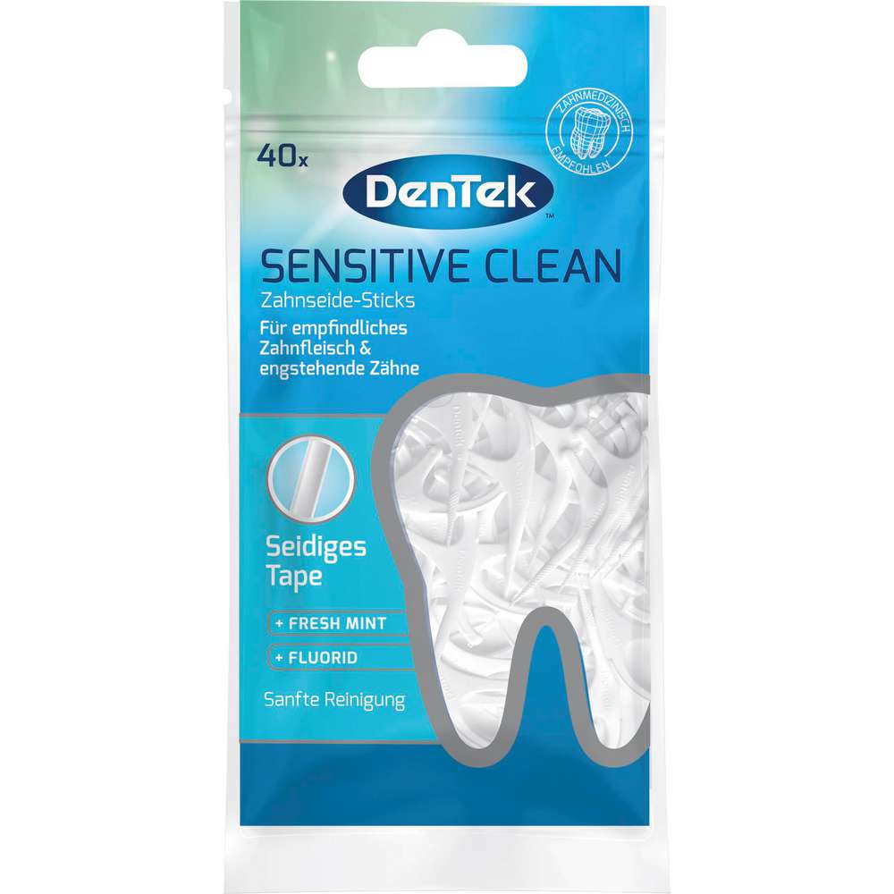 Produktabbildung DenTek Zahnseide-Sticks, Sensitive Clean