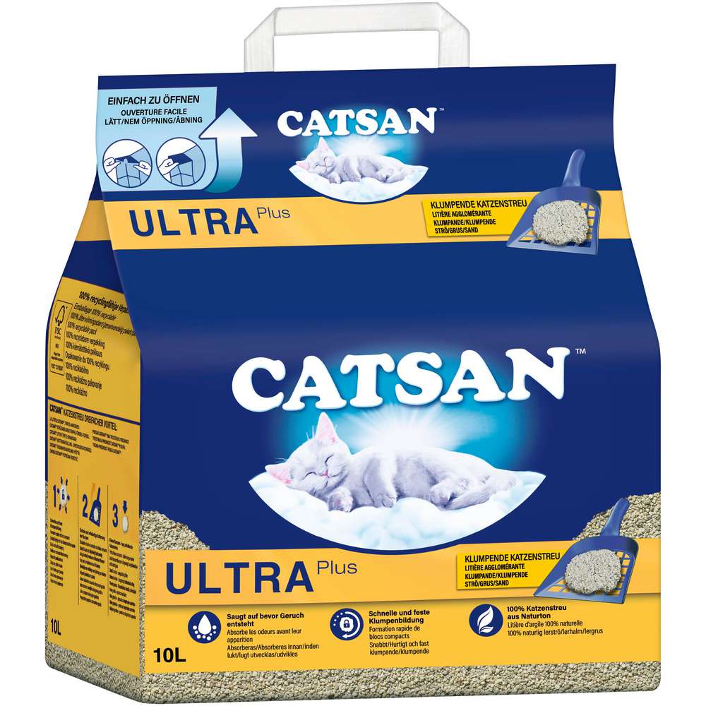 Produktabbildung Catsan Katzen Klumpstreu Ultra Plus