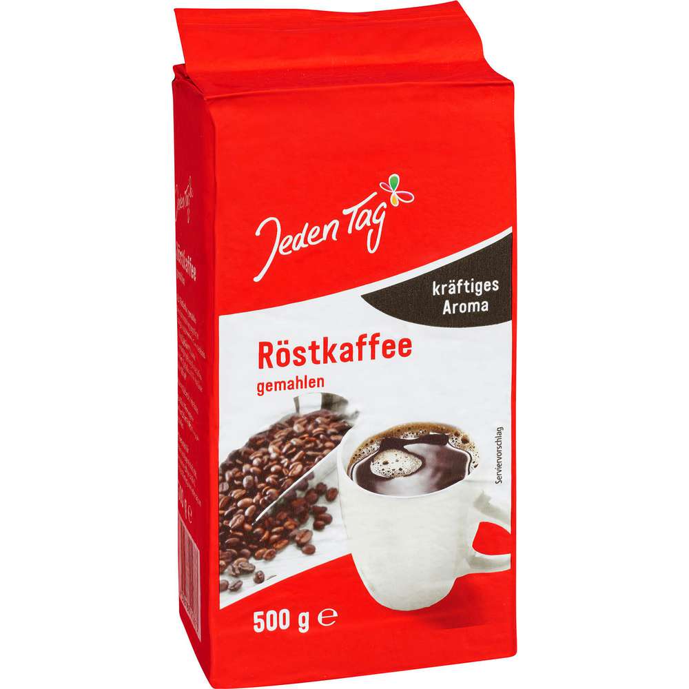 Produktabbildung Jeden Tag Kaffee kräftig, gemahlen