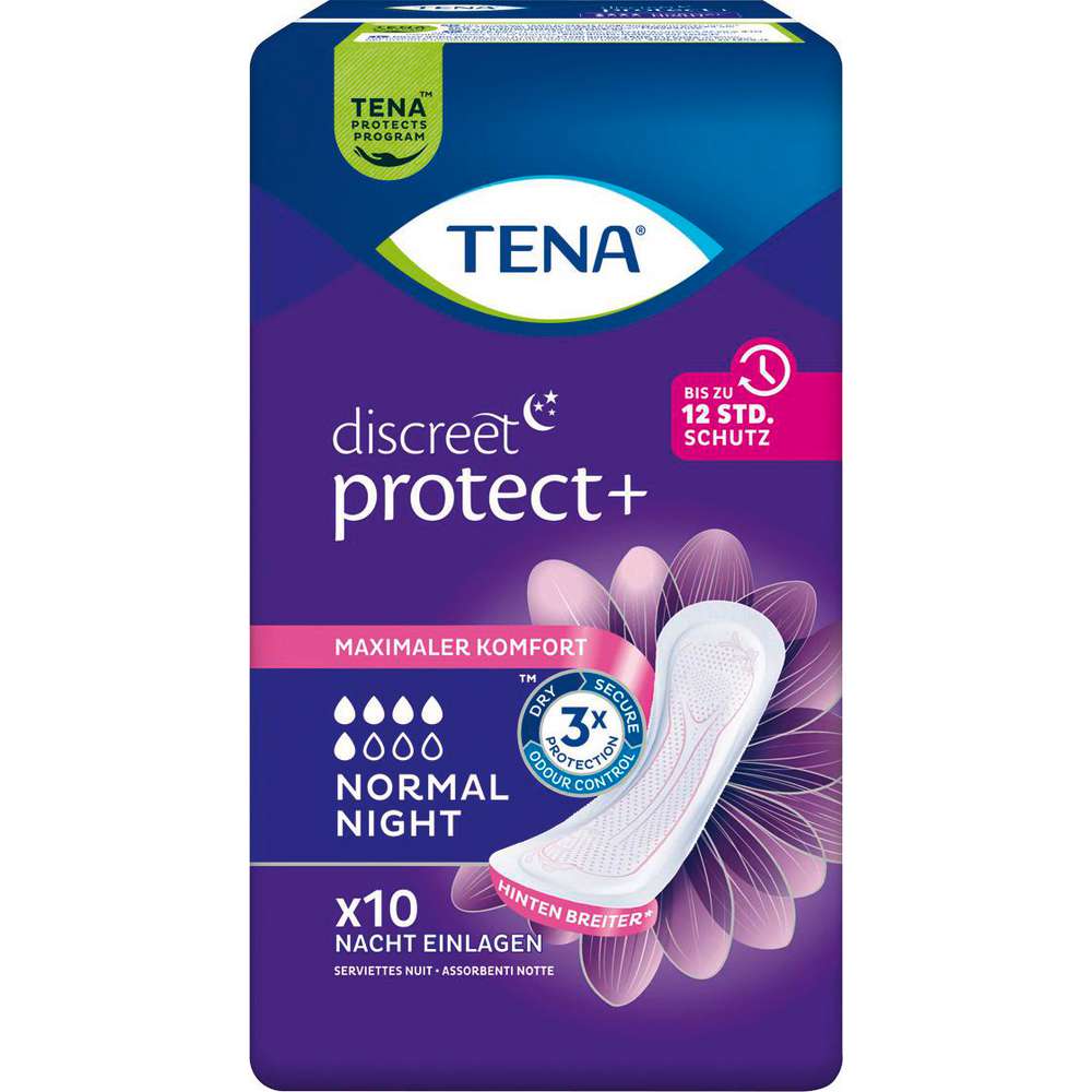 Produktabbildung Tena Discreet Inkontinenz Einlagen, Normal Night