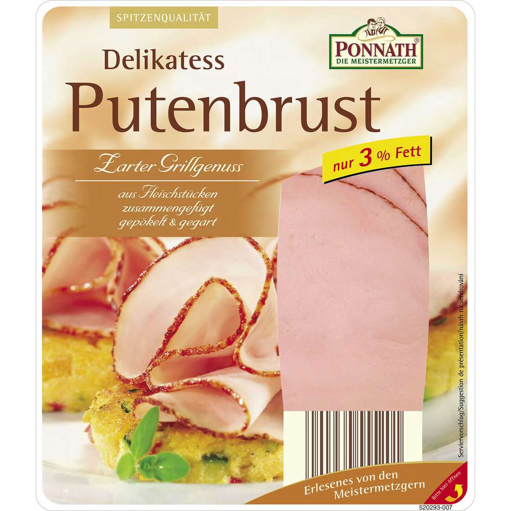 Produktabbildung Ponnath Putenbrust, gepökelt