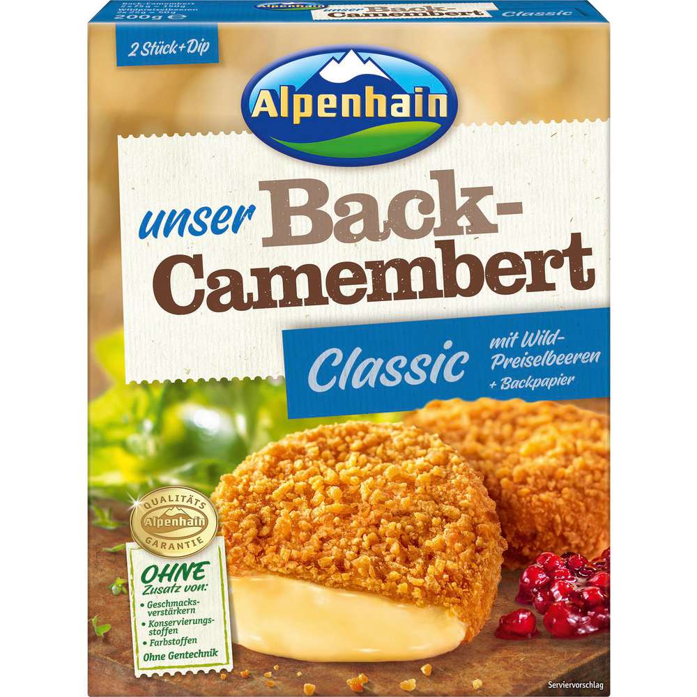 Produktabbildung Alpenhain Back-Camembert, classic