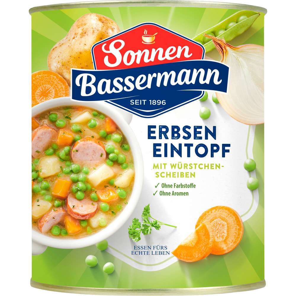 Produktabbildung Sonnen Bassermann Erbsen-Eintopf