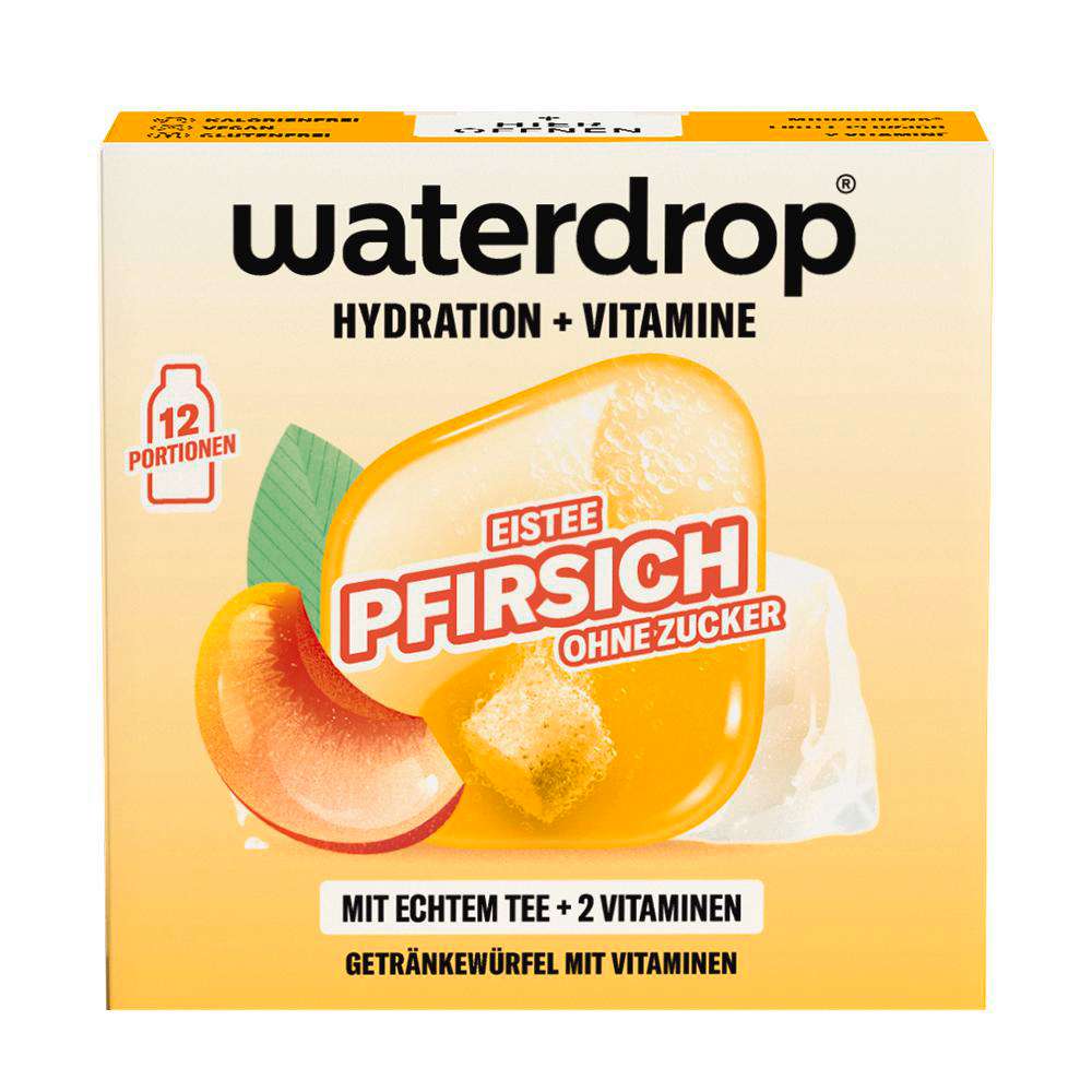 Produktabbildung Waterdrop Microdrink, Getränkewürfel Eistee, Pfirsich