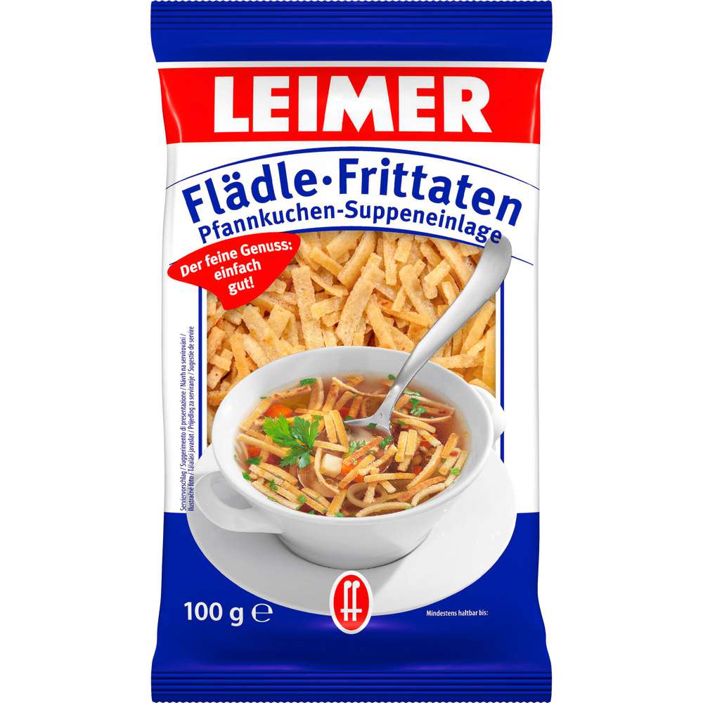 Produktabbildung Leimer Pfannen-Suppeneinlage, Flädle-Frittaten
