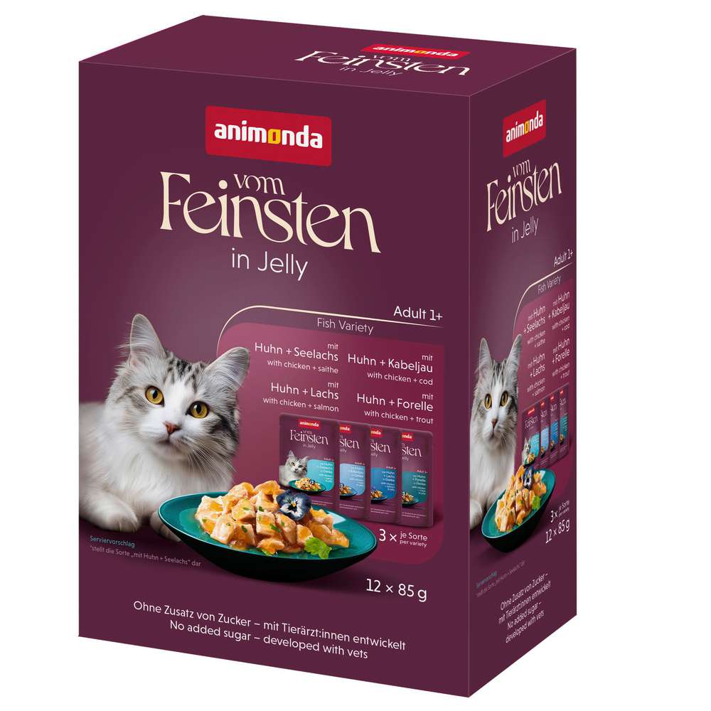 Produktabbildung animonda Katzen-Nassfutter vom Feinsten, Gelee/Wasser