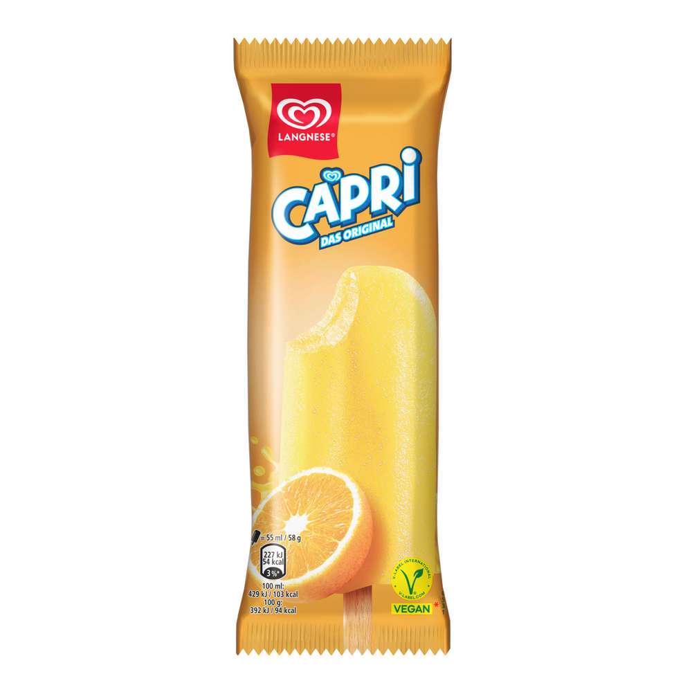 Produktabbildung Langnese Stiel-Eis Capri, Orange