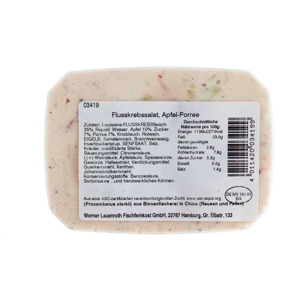 Produktabbildung Werner Lauenroth Flußkrebssalat