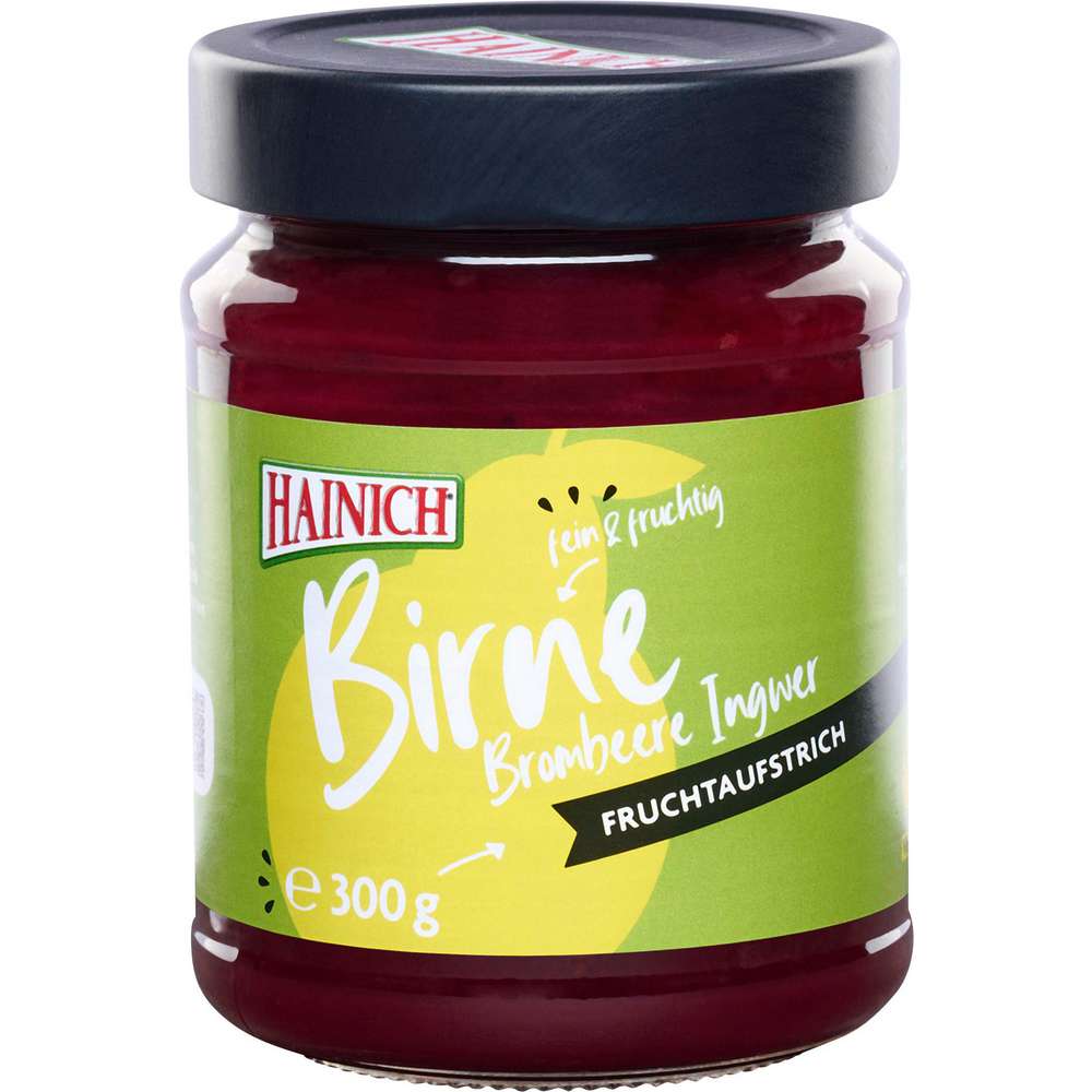 Produktabbildung Hainich Fruchtaufstrich Birne, Brombeere, Ingwer