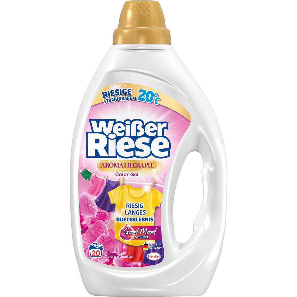 Produktabbildung Weißer Riese Color-Waschmittel Gel, Aromatherapie Orchidee