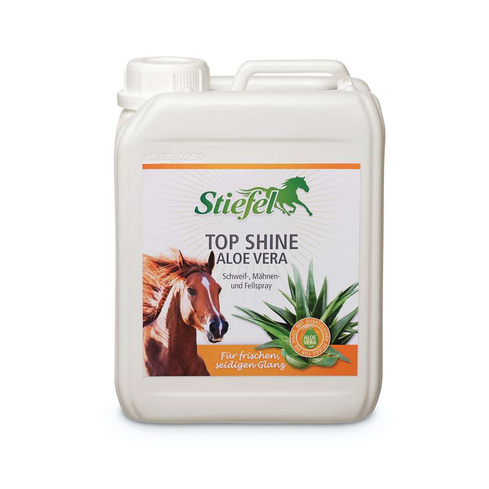 Produktabbildung Stiefel Pferde Fellpflege Top Shine, Aloe Vera