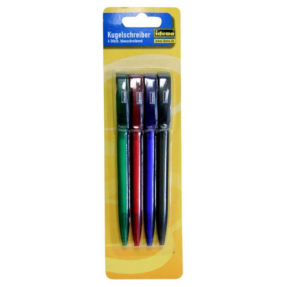 Produktabbildung Idena Kugelschreiber, 4er Set