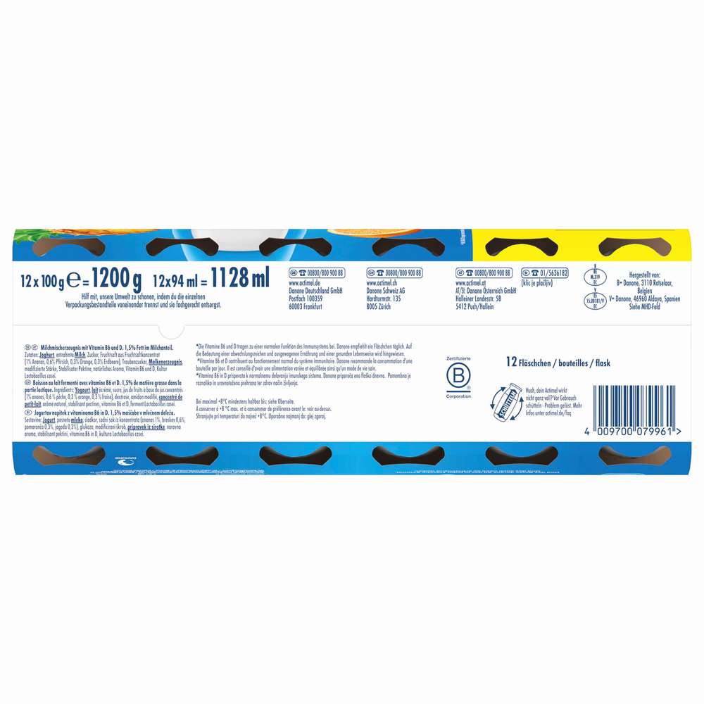 Produktabbildung Danone Actimel Trinkjoghurt, Multifrucht