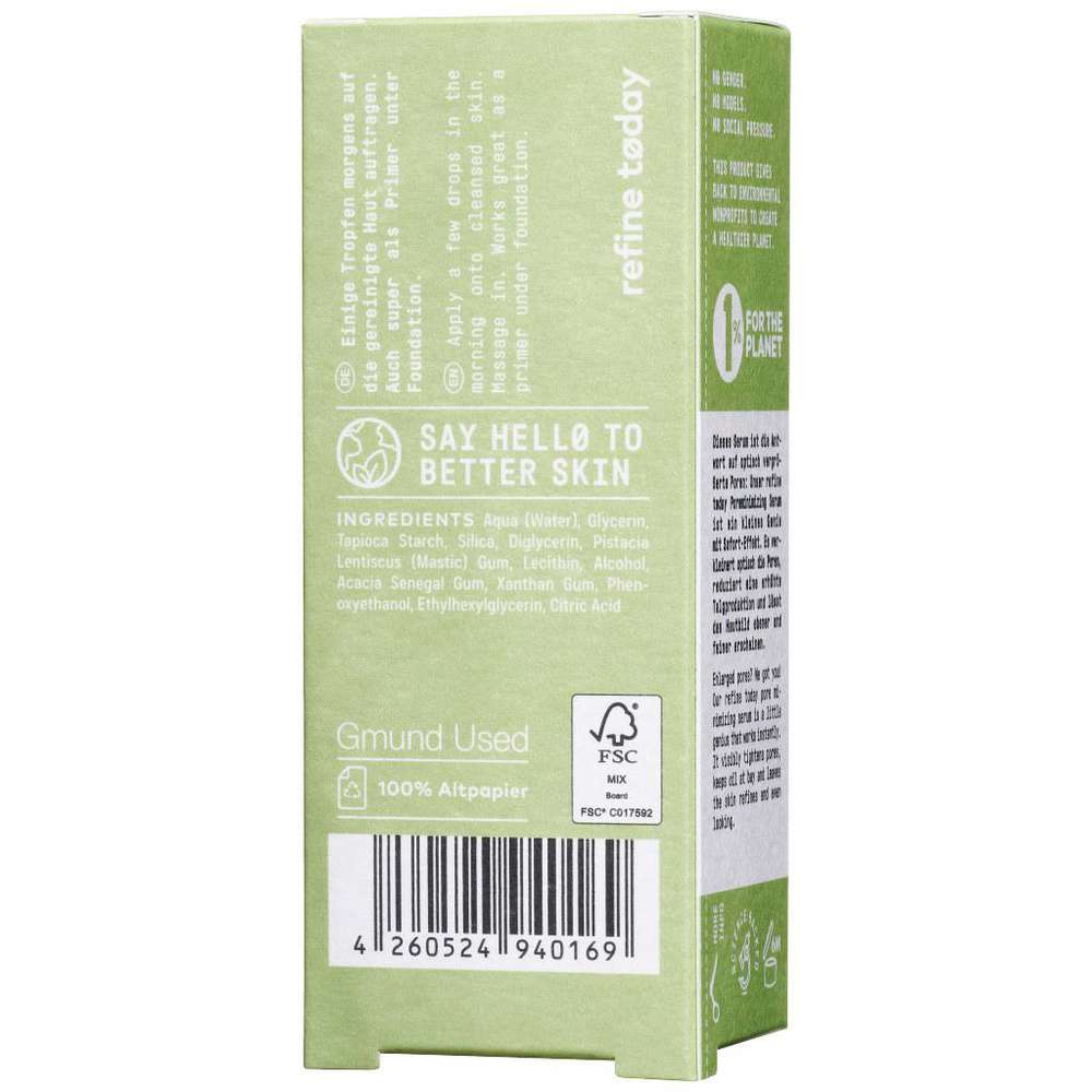 Produktabbildung No Cosmetics Pore Minimizing Serum refine tøday