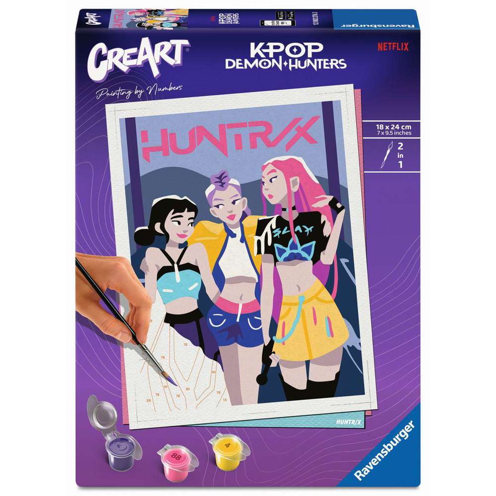 Produktabbildung Ravensburger Malen nach Zahlen Creart, KPop Demon Hunters