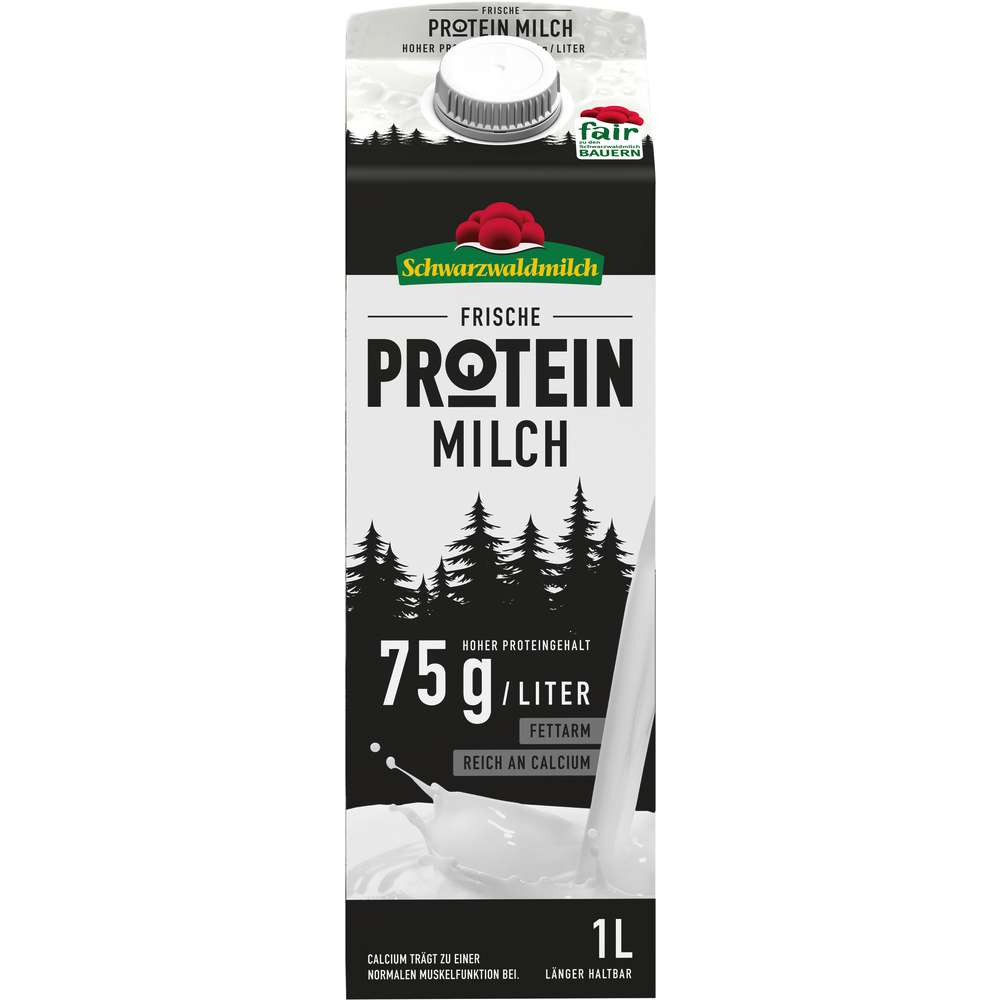 Produktabbildung Schwarzwaldmilch Frische Protein Milch 0,9% Fett, länger haltbar