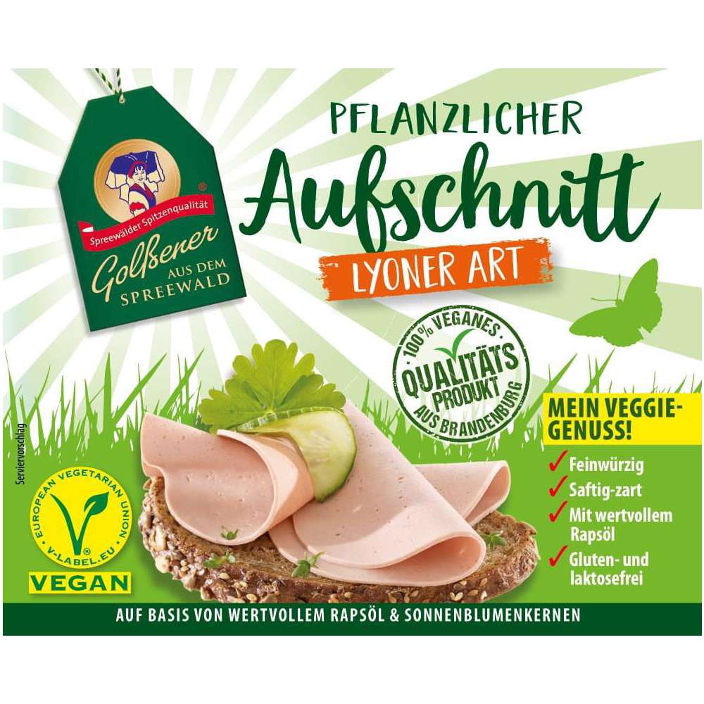 Produktabbildung Golßener veganer Aufschnitt Lyoner Art