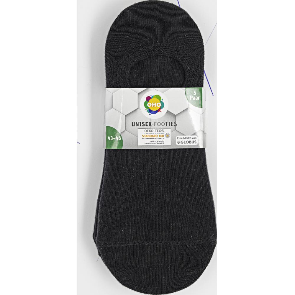 Produktabbildung keine Marke OHO Socken, Sneakersocken oder Footies, je 5er-Pack