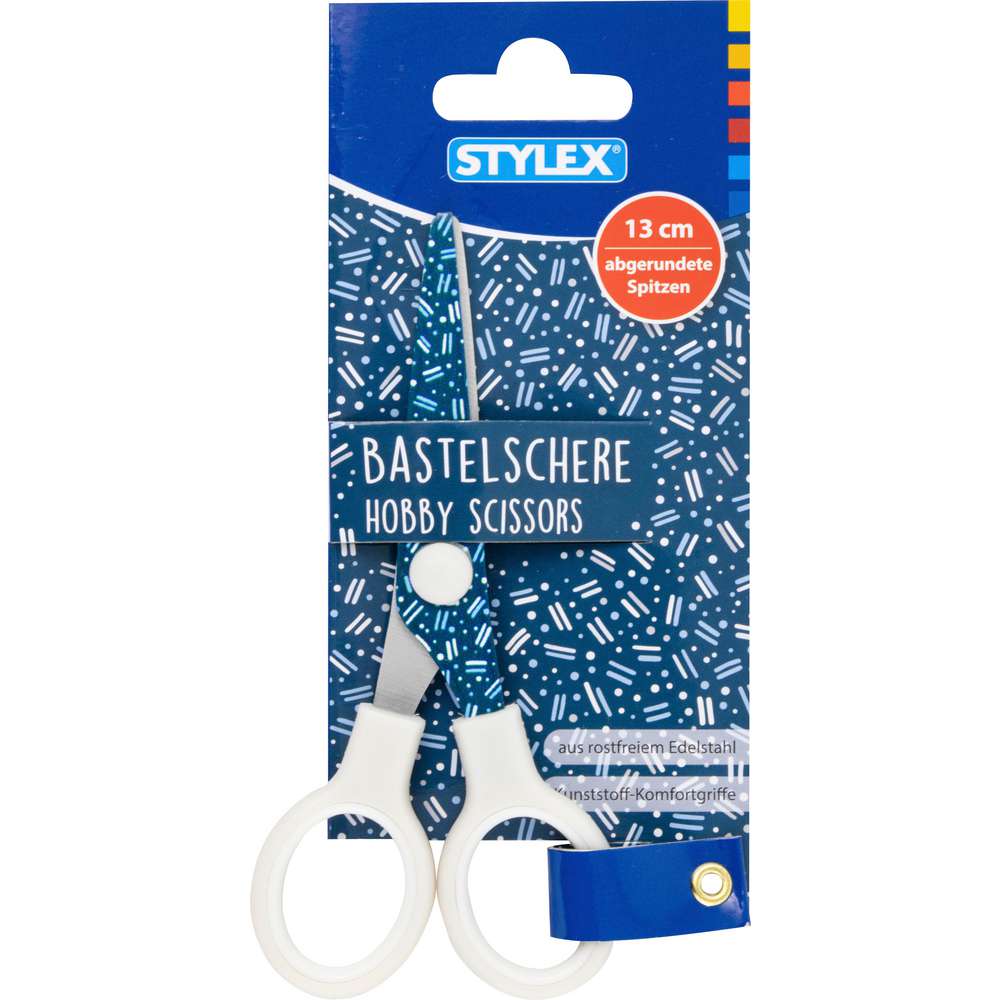 Produktabbildung Stylex Bastelschere, stumpf, sortiert