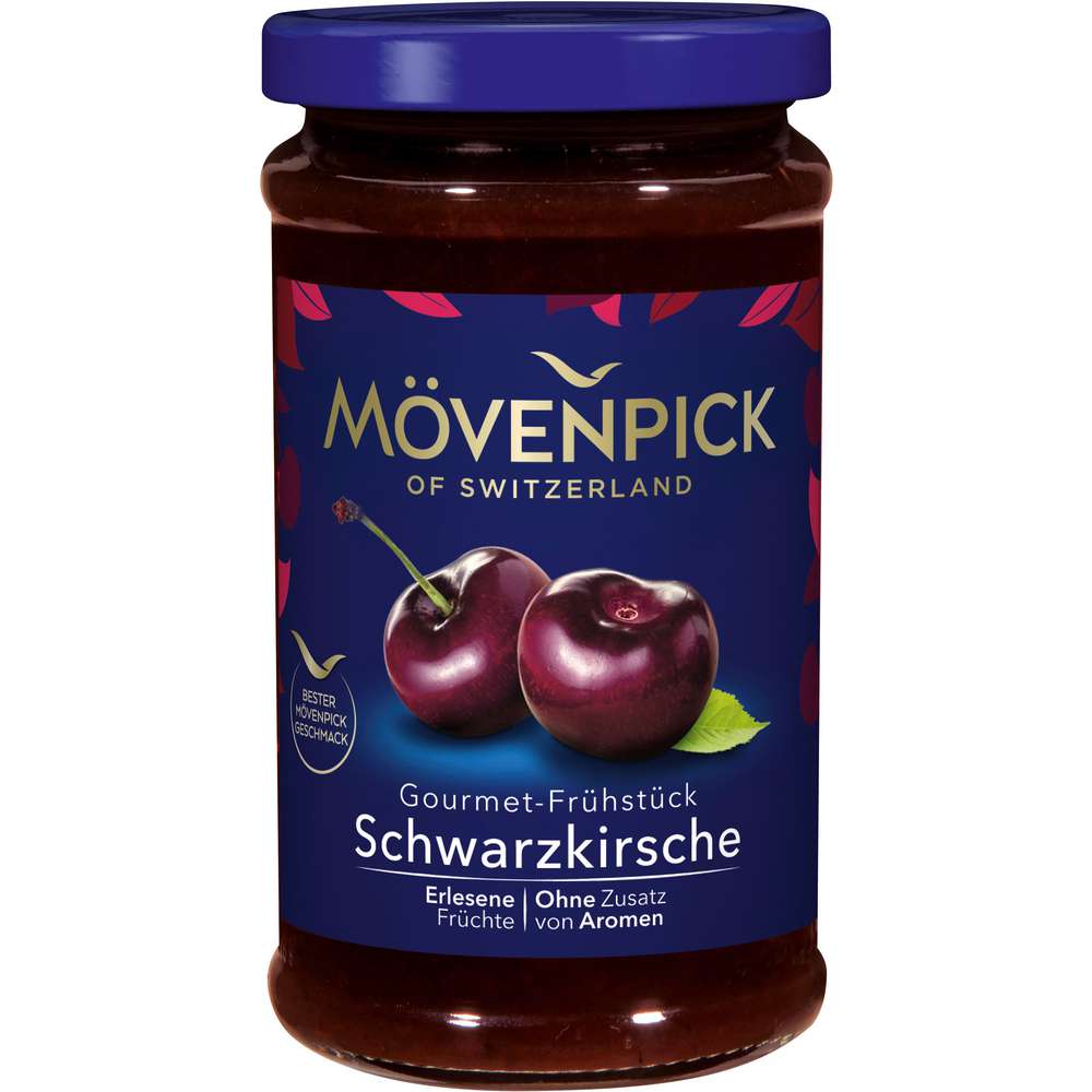 Produktabbildung Mövenpick Konfitüre Gourmet Frühstück, Schwarzkirsche