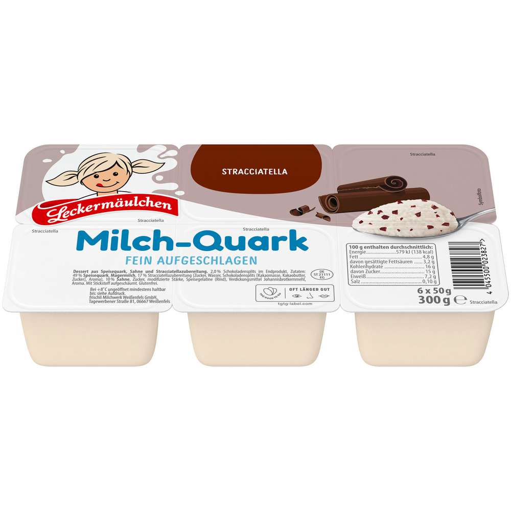 Produktabbildung Leckermäulchen Milchquark Stracciatella