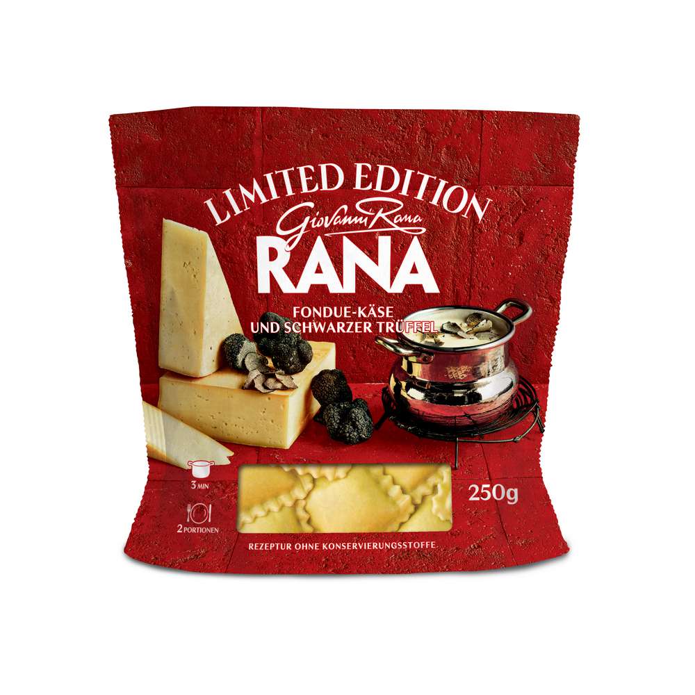 Produktabbildung Rana Ravioli Fonduekäse & Trüffel