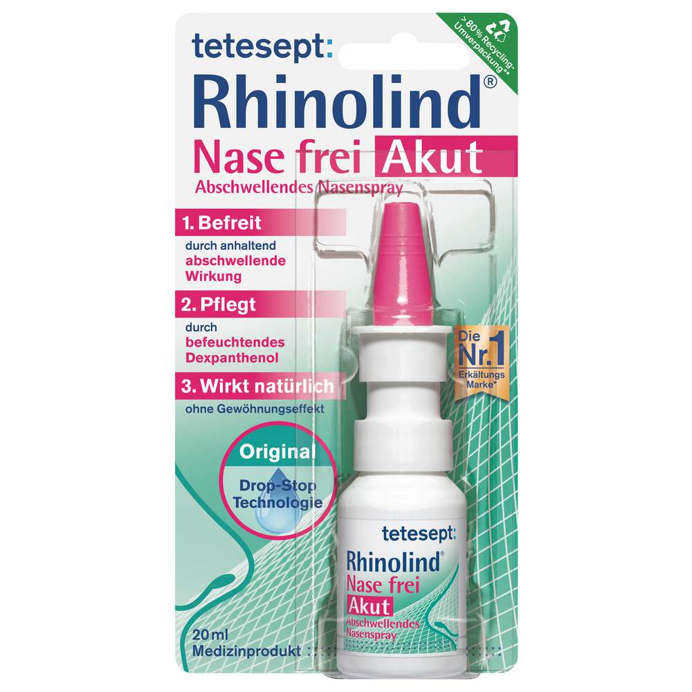 Produktabbildung tetesept Rhinolind Nasenspray