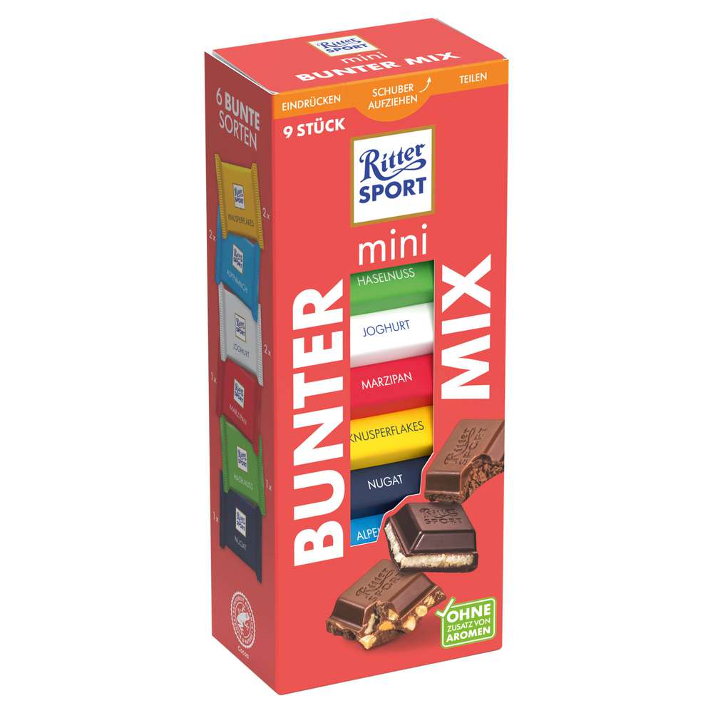 Produktabbildung Ritter Sport Minis Bunter Mix