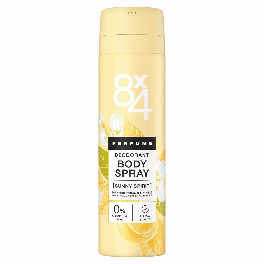 Produktabbildung 8x4 Deo Spray Perfume, Sunny Spirit