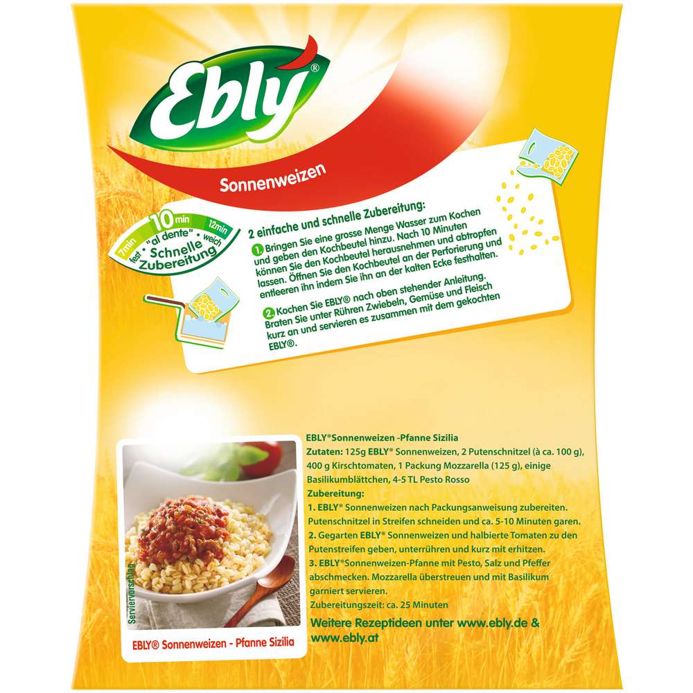 Produktabbildung Ebly Sonnenweizen im Kochbeutel