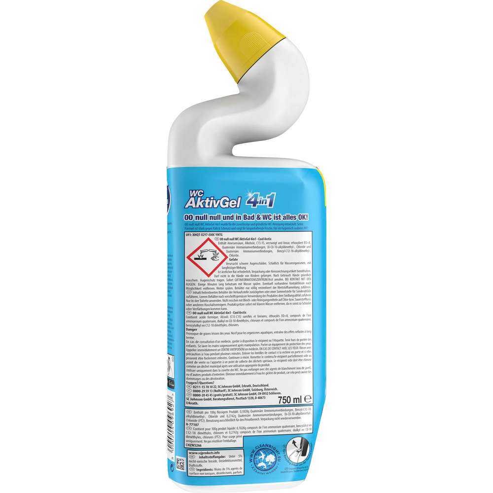 Produktabbildung 00 null null WC Reniger Aktivgel 4in1, Cool Artic