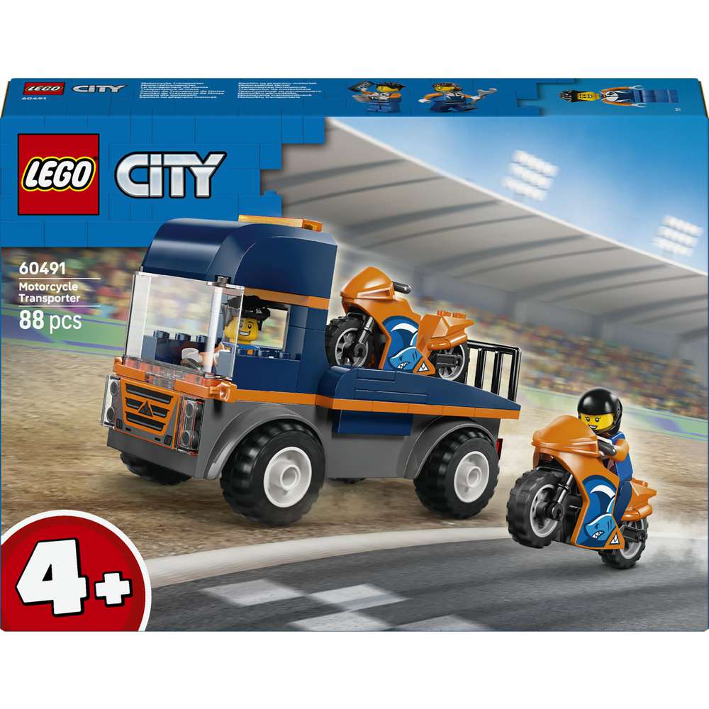 Produktabbildung Lego LEGO City Motorradtransporter 60491