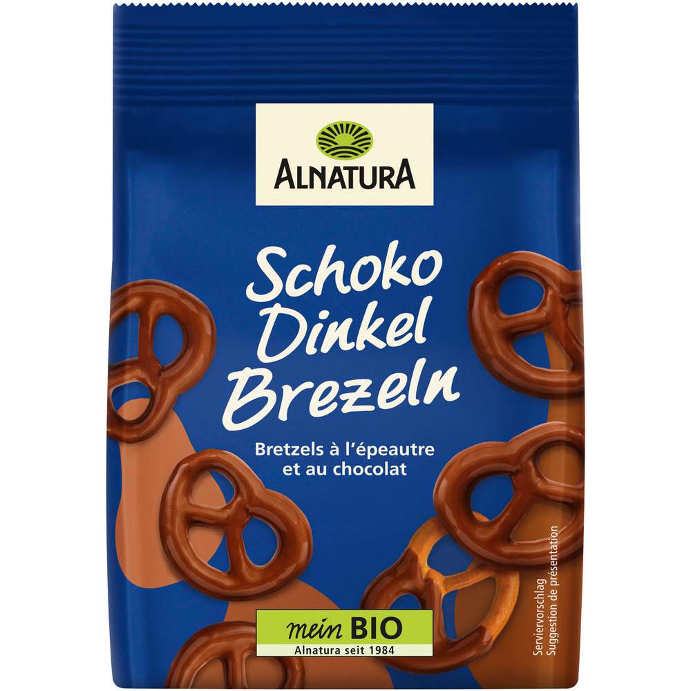 Produktabbildung Alnatura Schoko Dinkel Brezeln