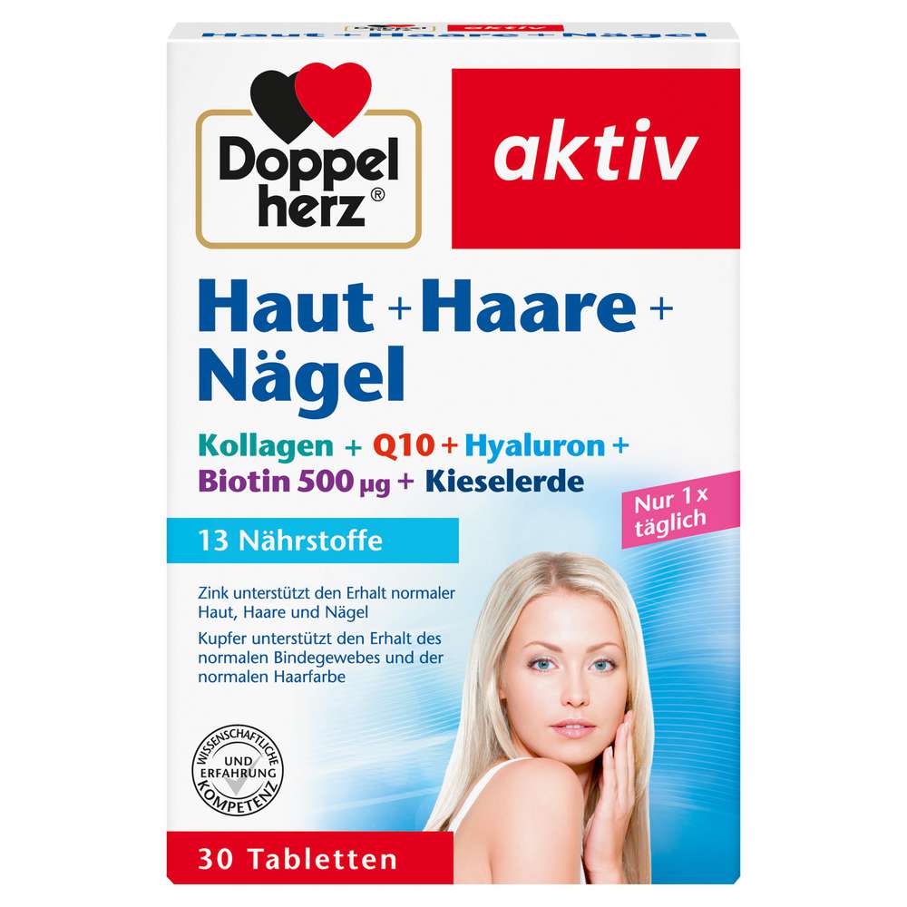Produktabbildung Doppelherz Haut + Haare und Nägel Tabletten