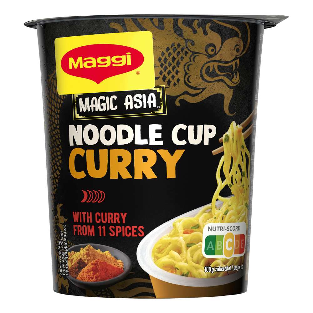 Produktabbildung Maggi Magic Asia Instant-Nudeln Cup, Curry