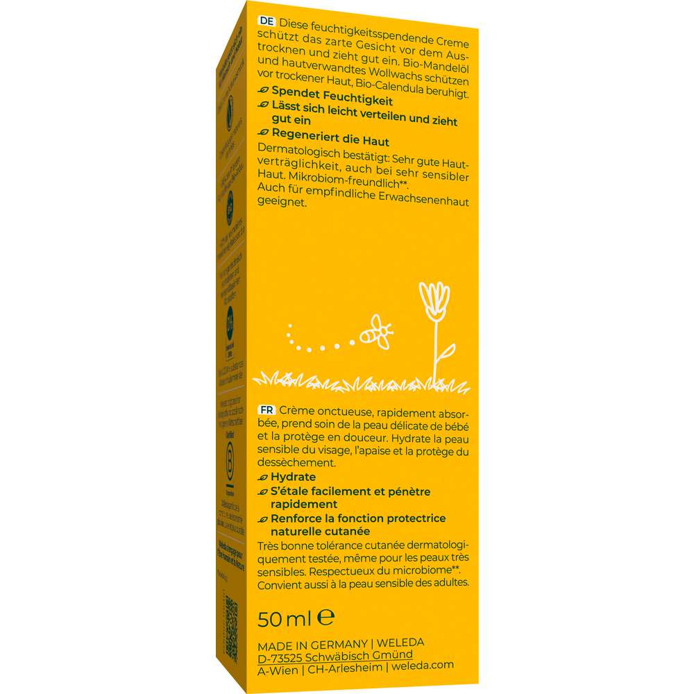 Produktabbildung Weleda Gesichtscreme Baby, Calendula
