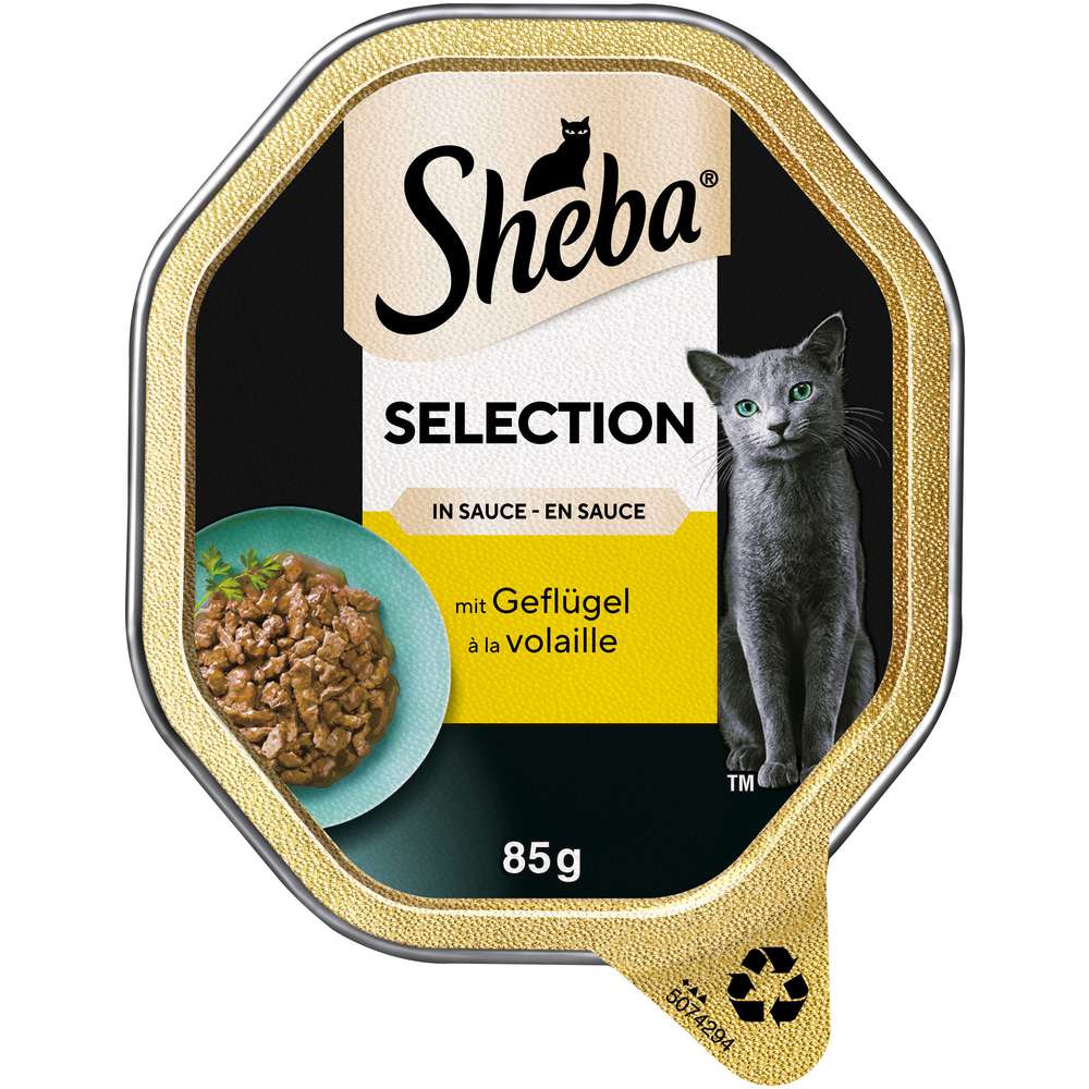 Produktabbildung Sheba Katzen-Nassfutter Selection in Sauce mit Geflügelhäppchen