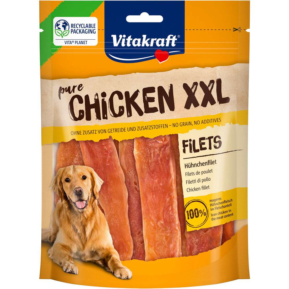 Produktabbildung Vitakraft Hunde-Snack Kaustangen, XXL Chicken-Filets