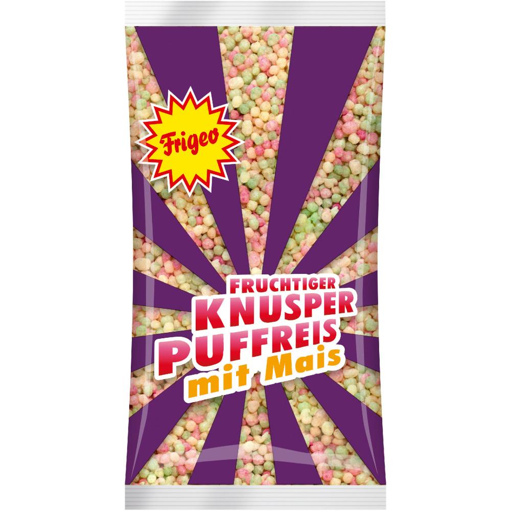 Produktabbildung keine Marke Frigeo Fruchtiger Knusper-Puffreis, 80 g