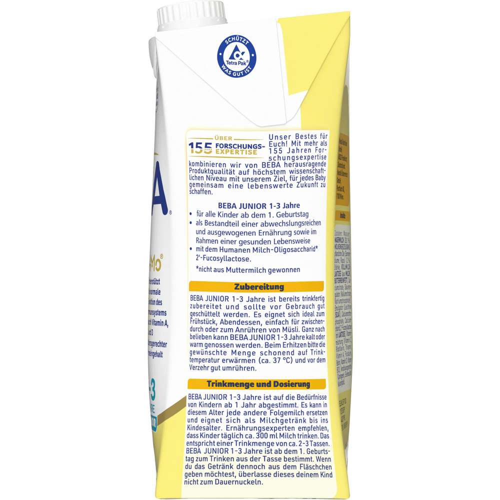 Produktabbildung Nestle Beba Junior Milchgetränk