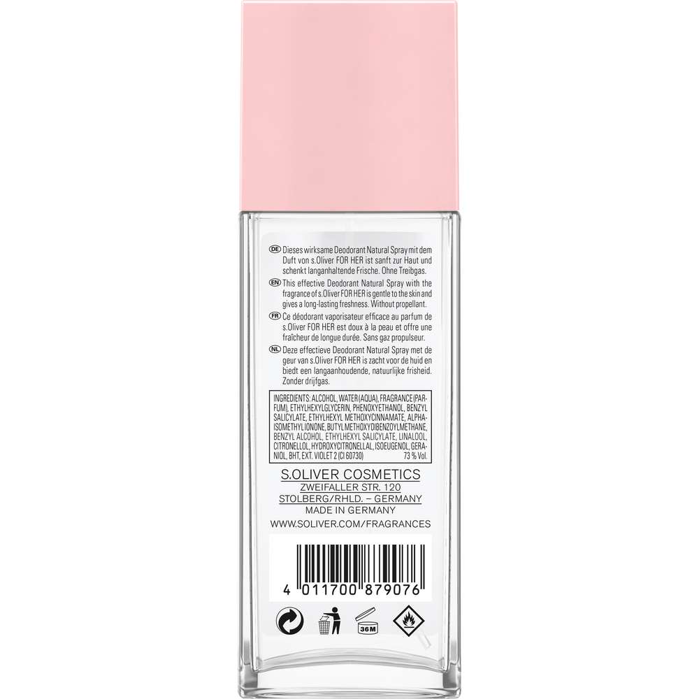 Produktabbildung s.Oliver Damen Deodorant For Her