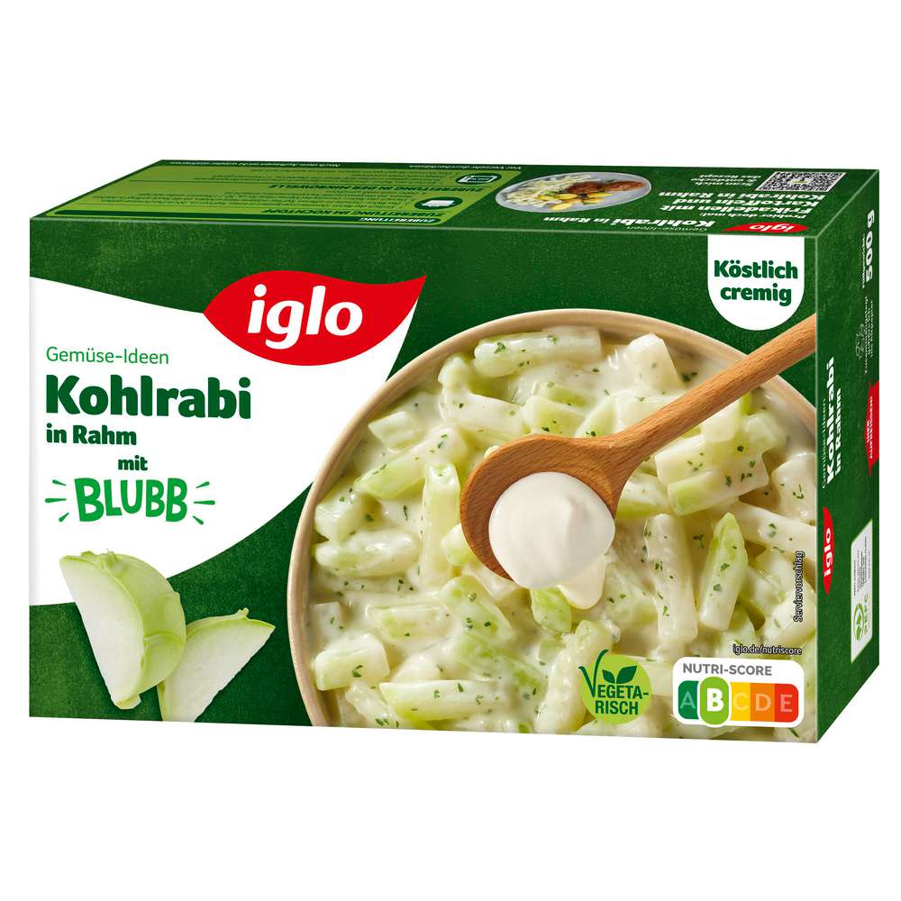 Produktabbildung Iglo Rahm-Gemüse Kohlrabi, tiefgekühlt