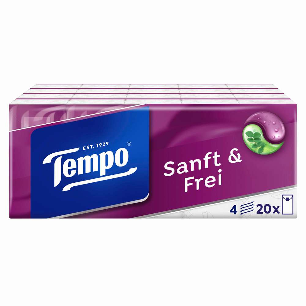 Produktabbildung Tempo Taschentücher, Sanft & Frei