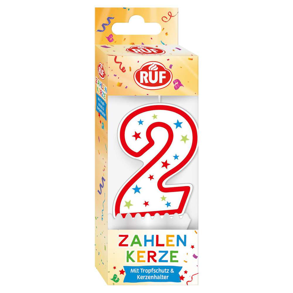 Produktabbildung RUF Zahlenkerze 2